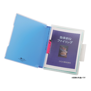 リヒトラブ AQUA DROPs ファイルケース A4 270枚収容 乳白 F952307-A-5029-1-イメージ2