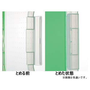 リヒトラブ AQUA DROPs ファイルケース A4 270枚収容 乳白 F952307-A-5029-1-イメージ3