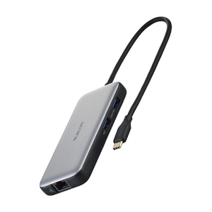エレコム USB Type-Cデータポート/4K/60Hz+2．5Gbps対応ドッキングステーション シルバー DST-C27SV-イメージ8