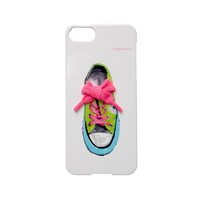 Happymori iPhone SE(第1世代)/5/5s用ケース D5 Calf Skin Leather Diary Vivid スニーカー スニーカー HM2543I5S