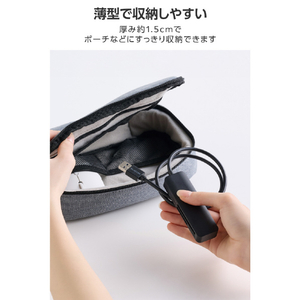 エレコム USB-Aケーブル付き メモリーカードリーダー ブラック MR3-C30BK-イメージ6