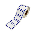 アズワン フレームラベル 25×40mm 青 250枚入 FCD003Z-4-2745-01