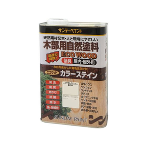 サンデーペイント エコウッドカラーステイン ウチ ツヤケシC 1600mL FCE428Z-#254743-イメージ1