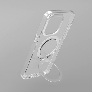 MOMAX iPhone 15 Plus用Magsafe対応スタンドケース Flip クリア MM25544I15PL-イメージ4