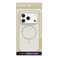 トリニティ iPhone 17 Pro用[Lumino] MagSafe対応 ハードケース サンドベージュ TR-IP25M3-LOMS-SB