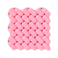 トラスコ中山 抗菌・防炎ジョイントスノコ 素足用 ピンク FC829JH-2072737