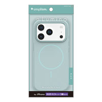 トリニティ iPhone 17 Pro用[Lumino] MagSafe対応 ハードケース ブルー TR-IP25M3-LOMS-BL