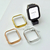 GAACAL Apple Watch Series 7-8 [45mm]用プラスチックフレーム メタリックシルバー W00224S6-イメージ2