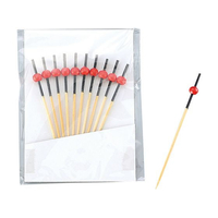 神堂 竹製 南天串 9cm 赤／黒 10本入 06168 FC883LT-6949300