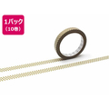 カモ井 mt large core ドット・金 強粘着 10巻 FC246SN-MT10L073