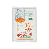 ジャパックス 容量表示 手付きポリ袋 30L 50枚 FCE301S-HJN-39