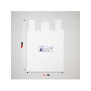 ジャパックス 容量表示 手付きポリ袋 30L 50枚 FCE301S-HJN-39-イメージ4