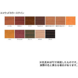 サンデーペイント エコウッドカラーステイン ウォルナット 1600mL FCE429Z-#254682-イメージ2