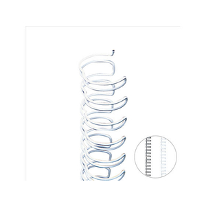 カール事務器 ダブルループリング 13mm ホワイト FC12156-TW-13-W-イメージ2