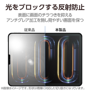 エレコム iPad mini(A17 Pro)用ガラスフィルム 紙心地 ケント紙タイプ ガイド付 TB-A25SFLGAPLL-イメージ5