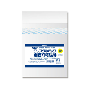 シモジマ クリスタルパック 153×180+40mm 100枚×10袋 T-DB縦型 FC48237-006769923-イメージ1