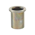 トラスコ中山 TRUSCO　クリンプナット平頭スチール　板厚4．0　M8X1．25　19入 T-BN-8M40S