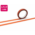 カモ井 mt large core ねじり梅・赤橙 強粘着 10巻 FC247SN-MT10L074