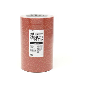 カモ井 mt large core ねじり梅・赤橙 強粘着 10巻 FC247SN-MT10L074-イメージ2