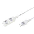 サンワサプライ 電源タップ（2P・3個口・3m） TAP-3W3N
