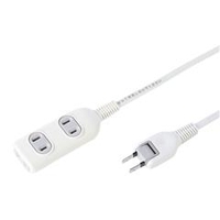 サンワサプライ 電源タップ（2P・3個口・3m） TAP-3W3N