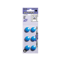 コクヨ カラーマグネット 直径20mm 6個入 10パック FC03185-ﾏｸ-20NB