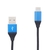 クオリティトラストジャパン Type-Cコネクタ対応 USBストロングSケーブル(150cm) ブルー QTC-048BL-イメージ1