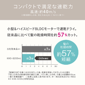 コイズミ ドライヤー ホワイト KHD-B205/W-イメージ11