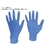 ミドリ安全 ニトリル使い捨て手袋 厚手 粉なし 青 L 100枚入 FCD335E-4478428-イメージ1