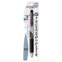 三菱鉛筆 ジェットストリーム３色ボールペン１．０ｍｍ　透明 SXE3400101P.T