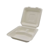 パックスタイル バガス容器 新ABランチ 200-220-3 50枚 FC372SH-00709815