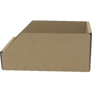 トラスコ中山 ダンボール製T型コンテナ 内寸127×180×80 1.4間口127×奥行180×高さ80mm間口132×奥行200×高さ90mm FC581FY-8590648-イメージ2