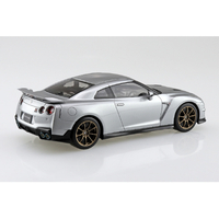 アオシマ Aﾗｸﾌﾟﾗ03UMR35GTRUMｼﾙﾊﾞ- 1/32 楽プラ スナップキット No．3