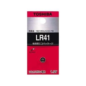 東芝 アルカリボタン電池 LR41EC 東芝 アルカリボタン電池 LR41EC