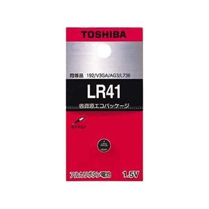 東芝 アルカリボタン電池 LR41EC-イメージ1