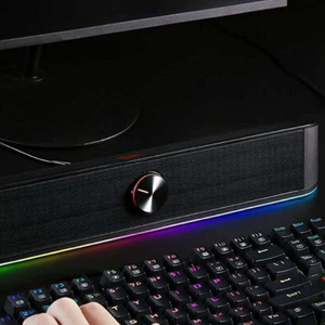 REDRAGON USB電源 PCスピーカー 3．5mm接続 ADIEMUS ブラック GS560TI-イメージ7