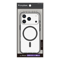 トリニティ iPhone 17 Pro用[Lumino] MagSafe対応 背面クリアハードケース クリア×ブラック TR-IP25M3-LOCMS-CLBK