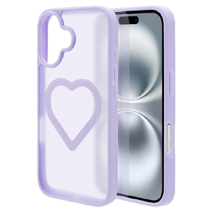 ラスタバナナ iPhone 16用Mignu TPU×PCケース パープル＊フロストパープル 9123IP461HPFPU-イメージ1