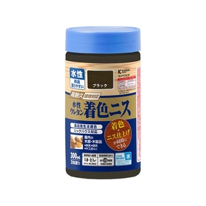 カンペハピオ 水性ウレタン着色ニス ブラック 300ml FCB751M-イメージ1