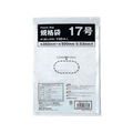 Forestway 規格袋 LDPE 17号 透明 100枚 FC288PR-FRW201369