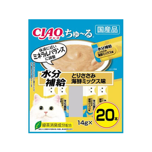 いなば CIAO ちゅーる 水分補給 ささみ海鮮ミックス 20本 FC015RK-イメージ1