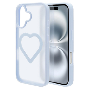 ラスタバナナ iPhone 16用Mignu TPU×PCケース ブルー＊フロストブルー 9124IP461HPFBL-イメージ1