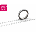 カモ井 mt large core ストライプ・銀 強粘着 10巻 FC415SM-MT10L076