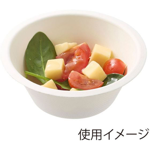 ヘイコー 業務用 バガスどんぶり ホワイト 250ml 50枚 FCD122M-4466171-イメージ3