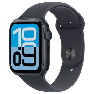 Apple Apple Watch SE 3(GPSモデル)- 44mm Apple Watch SE 3 ミッドナイトアルミニウムケースとミッドナイトスポーツバンド - M/L MEHQ4J/A-イメージ1