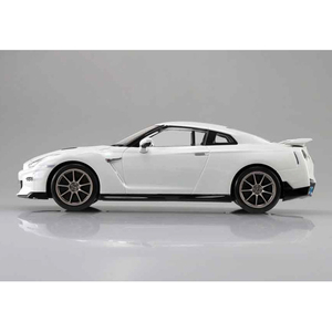 アオシマ ニッサン R35 NISSAN GT-R 2024(ブリリアントホワイトパール) 楽プラ スナップキット No.3-BW Aﾗｸﾌﾟﾗ03BWR35GTRBﾎﾜｲﾄ-イメージ4