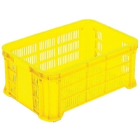 岐阜プラスチック工業 MB型メッシュコンテナーMB-215B 黄 FC925GT-3039137