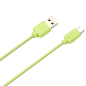 PGA USB Type-C USB Type-A コネクタ USBケーブル 1．2m グリーン PG-CUC12M05-イメージ1