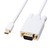サンワサプライ ミニDisplayPort-VGA変換ケーブル 1m ホワイト KC-MDPVA10-イメージ1