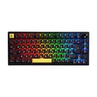 プリンストン ULTRA PLUS ガスケットマウント搭載 ゲーミングメカニカルキーボード (日本語キー) ブラック UP-MKGA75-J